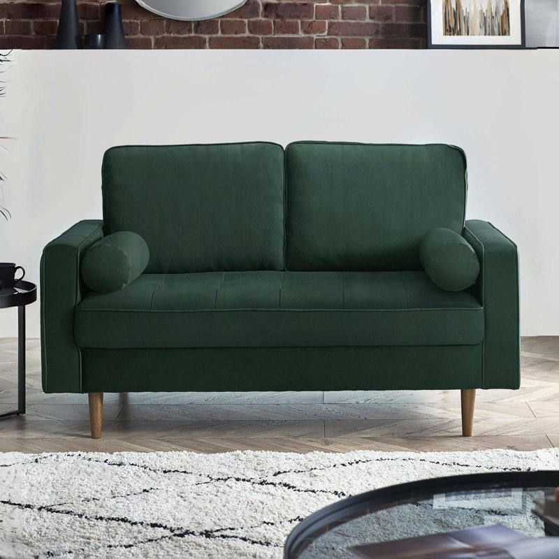 2 Seater Velvet Loveseat