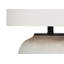 Lighting, H 21 po, lampe de table, abat-jour ivoire / crème, moderne