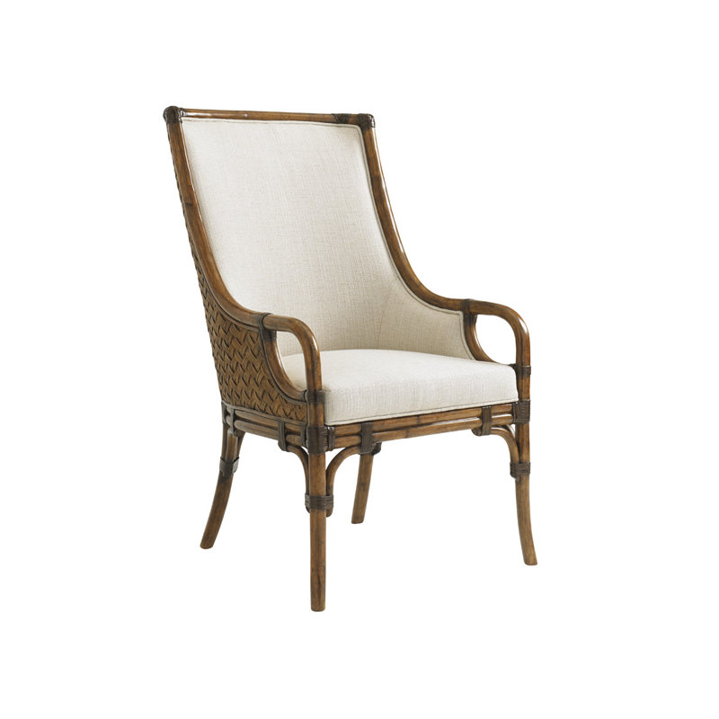 Bali Hai Upholstered Dining Arm Chair