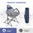 Hammock Camping Chair With Adjustable Backrest, Heavy Duty Folding Hammock Chair ,Portable Hammock Chair For Camping, Travelling And Patio  Set Of 2-1487072334