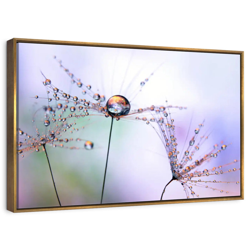 Pastel Friends, Floating Frame Gold, 40" X 27"