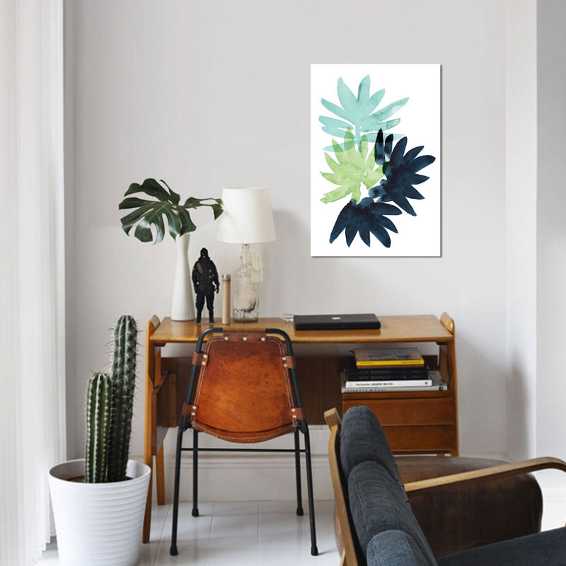 « unattached palm ii », impression sur toile, H 18 po x l 12 po x P 1,5 po, Toile tendue, Pas de tapis