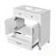 Bathroom Vanity With Sink, Double Doors And Drawer-605528360