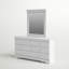 Commode double 6 tiroirs avec miroir Perdomo