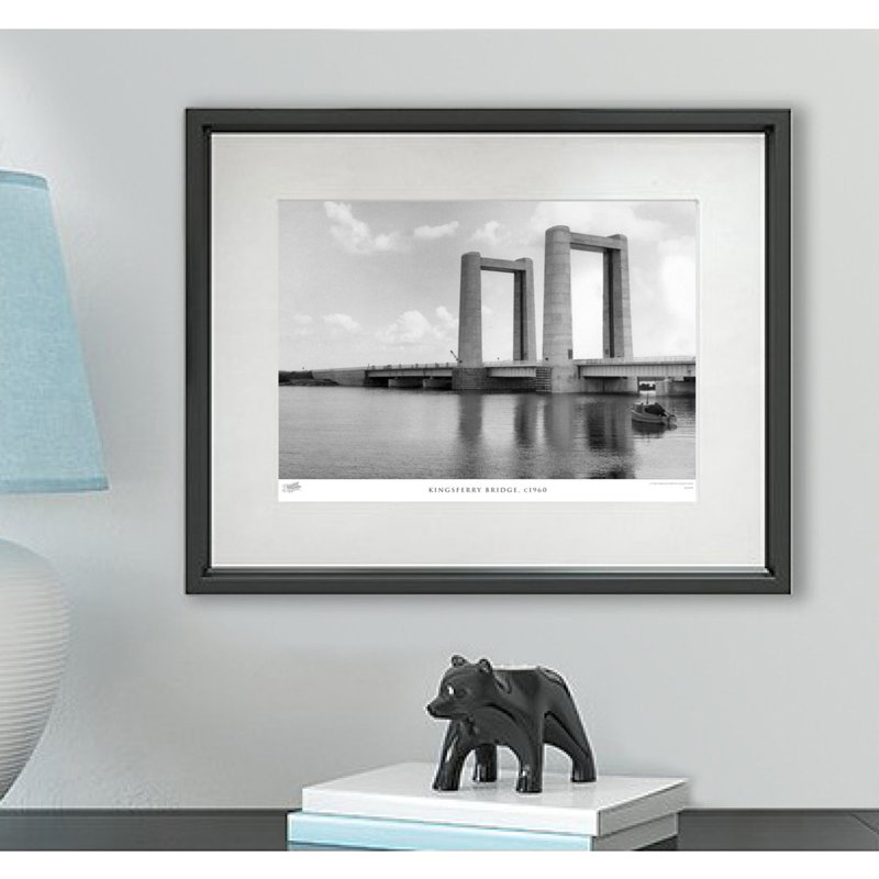Kingsferry Bridge, C1960 by Francis Frith - Single Picture Frame Print, 28cm H x 36cm W x 2.3cm D
