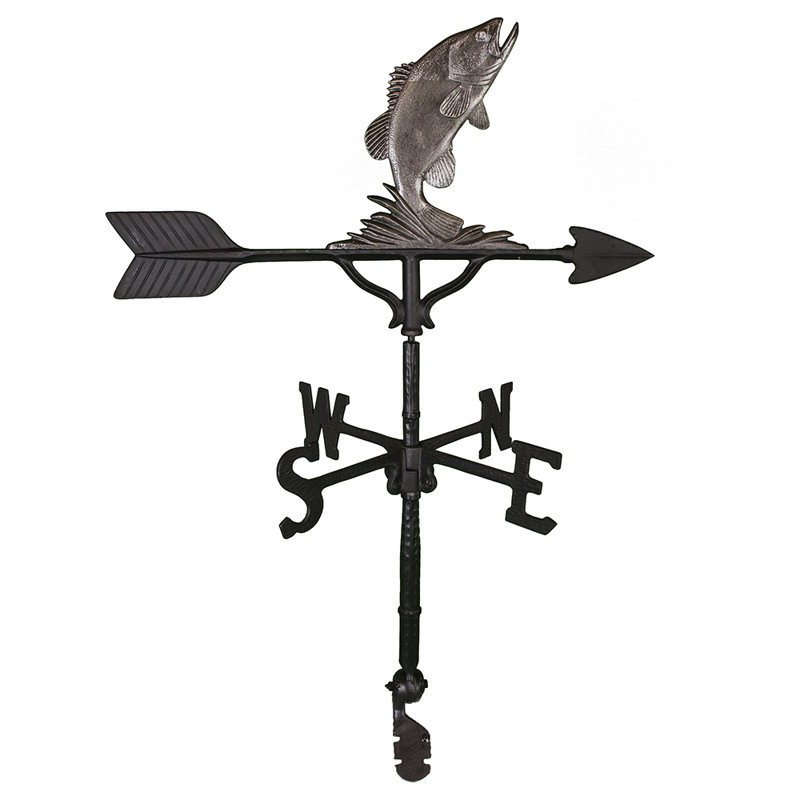 Bass Weathervane, Swedish Iron