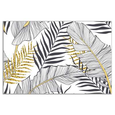 Exotic Tropical Jungle Leaf - Wrapped Canvas Print