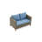 Wilek 4 - Person Patio Conversation Set with Cushions-506309144
