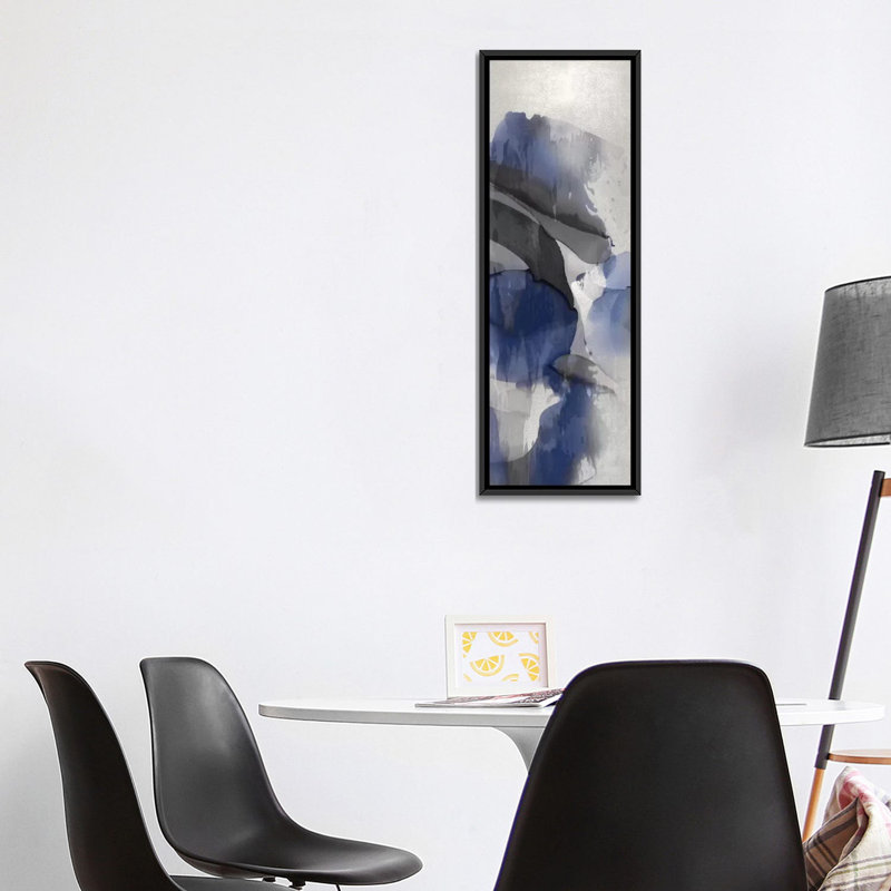« cascade iii », impression sur toile, H 36 po x l 12 po x P 1,5 po, Toile encadrée noire