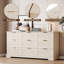 Commode 9 tiroirs, commode moderne l 63 po avec poignée en métal-67020795