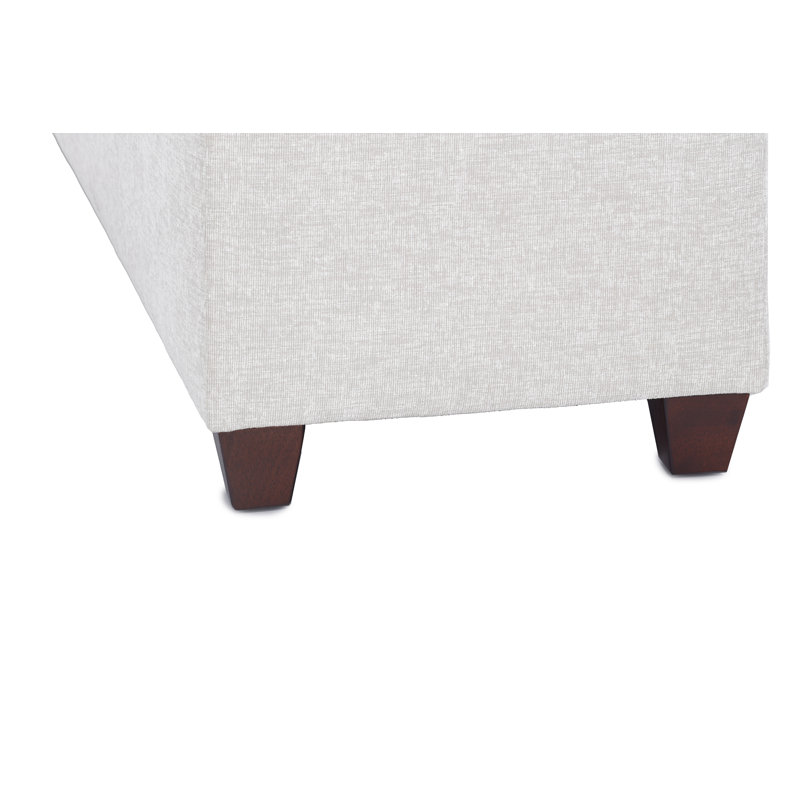 Cappiello Upholstered Storage Bench, Oyster
