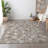Premium Machine Washable Paytynn Gray Rug-1111981502