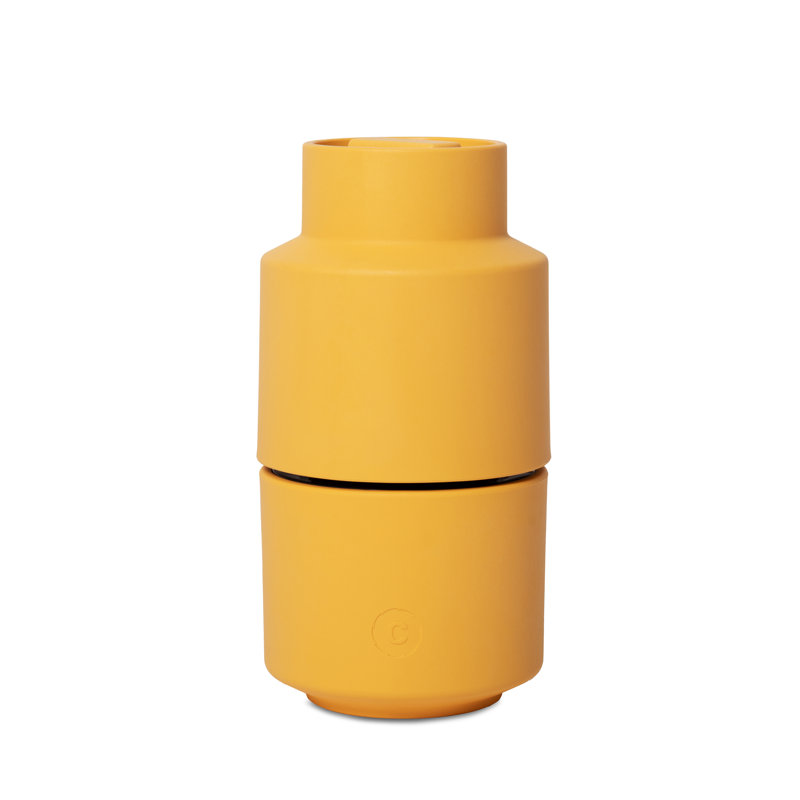 Brand Urban No Power Source Required / Manual Salt & Pepper Mill, Yellow