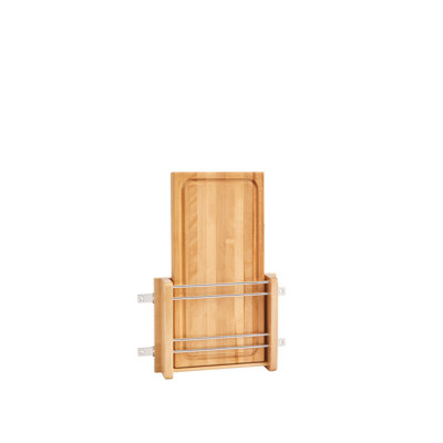 Rev-A-Shelf Wood Door Mount Cutting Board with Maple Cutting Board