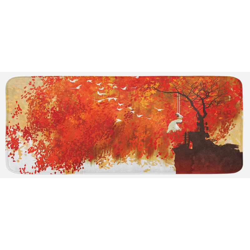 Tapis de cuisine d'automne
