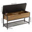 Ahzari Faux Leather Upholstered Storage Bench