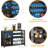 Peridan Rustic Bar Cabinet with Storage Perfect for Wine Lovers & Home Bars-548789904