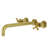Kingston Brass Manhattan Two-Handle 3-Hole Wall Mount Roman Tub Faucet-59137456-113034961
