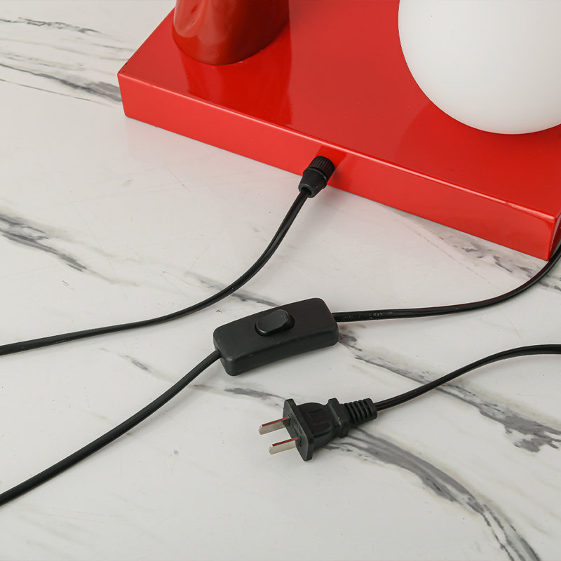 Resin Novelty Lamp, Red