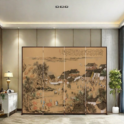 Écran de carte de la rivière Qingming