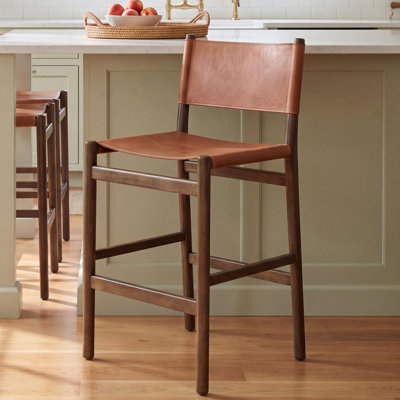 Matisse Leather Stool