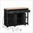 Extendable Kitchen Island with Dining Table, Storage, and Power Outlet, Perfect for Small Spaces and Multifunctional Use-1652572152