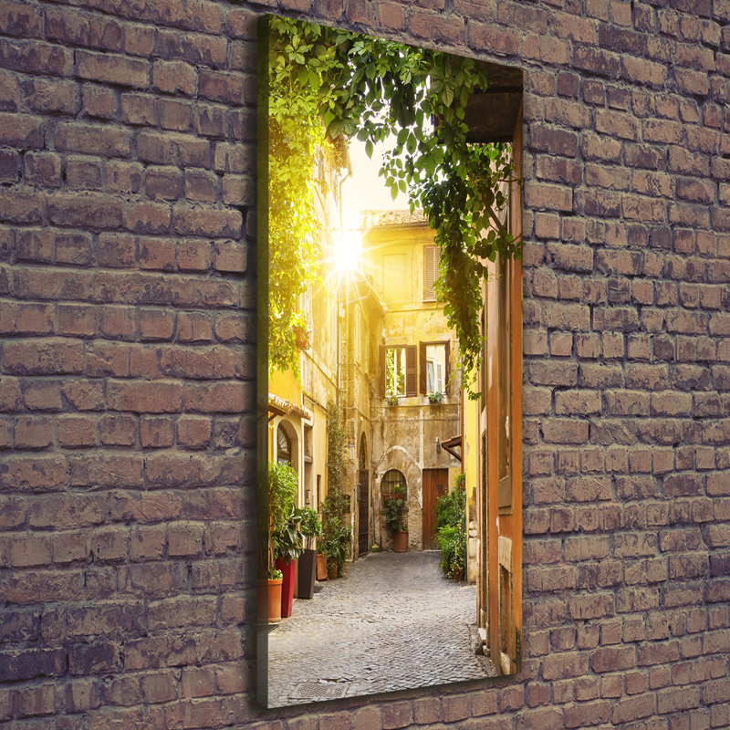Italian Streets - Wrapped Canvas Print