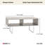 Table basse industrielle ClosetMaid-1936499892