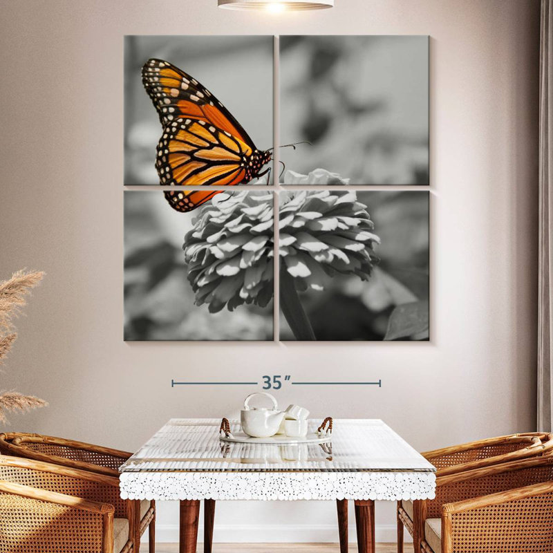 Brampt Amber Toned Butterfly