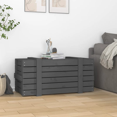 Marlow Home Co. Graball 91cm W Pine Solid Wood Deck Box