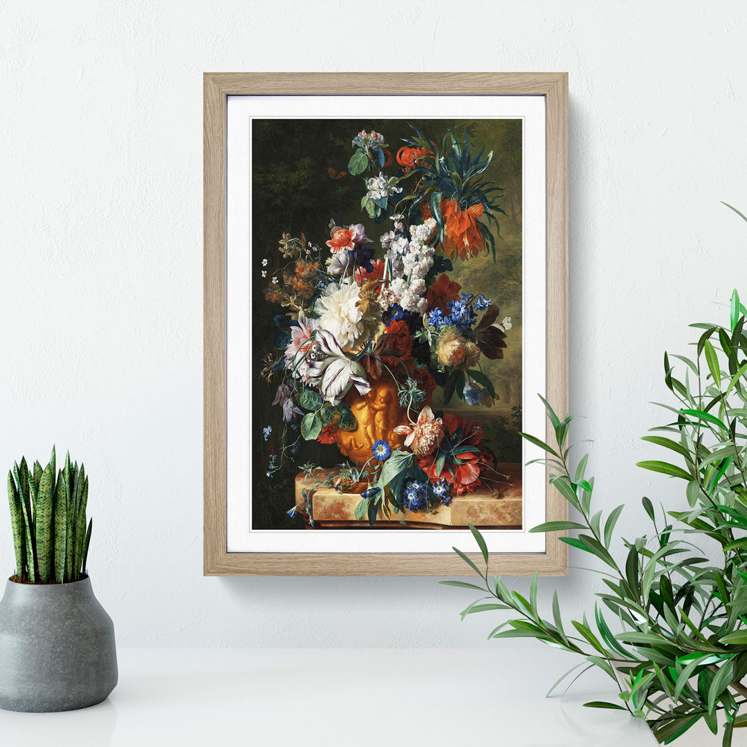 Still Life with Flowers Vol.10 by Jan Van Huysum - Picture Frame Painting