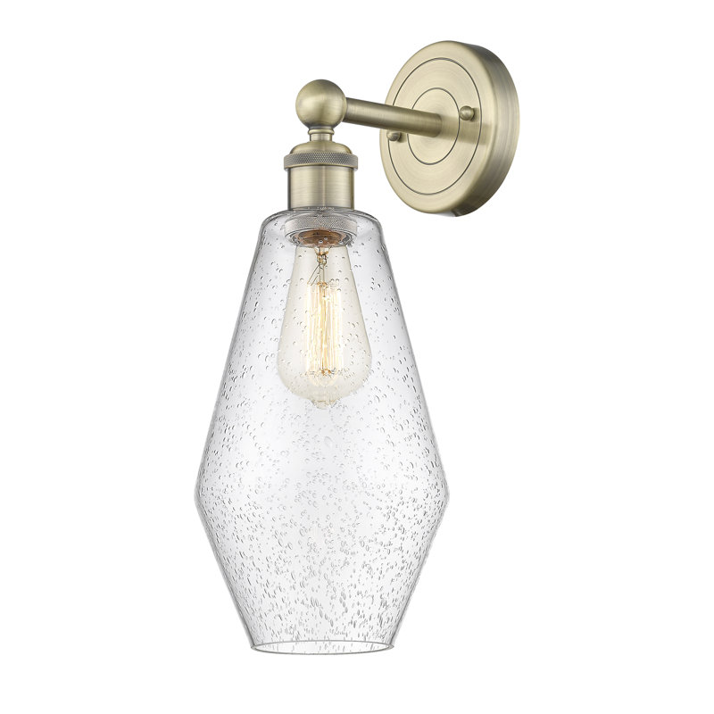 Amylea Armed Sconce, Seedy, Antique Brass