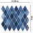 Hudson Kite 10-1/8 " x 11-3/4 " Porcelain Mosaic Wall and Floor Tile-62376037