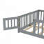 Lit sur pied avec garde-corps et porte pour enfants-2098692334-2098692330