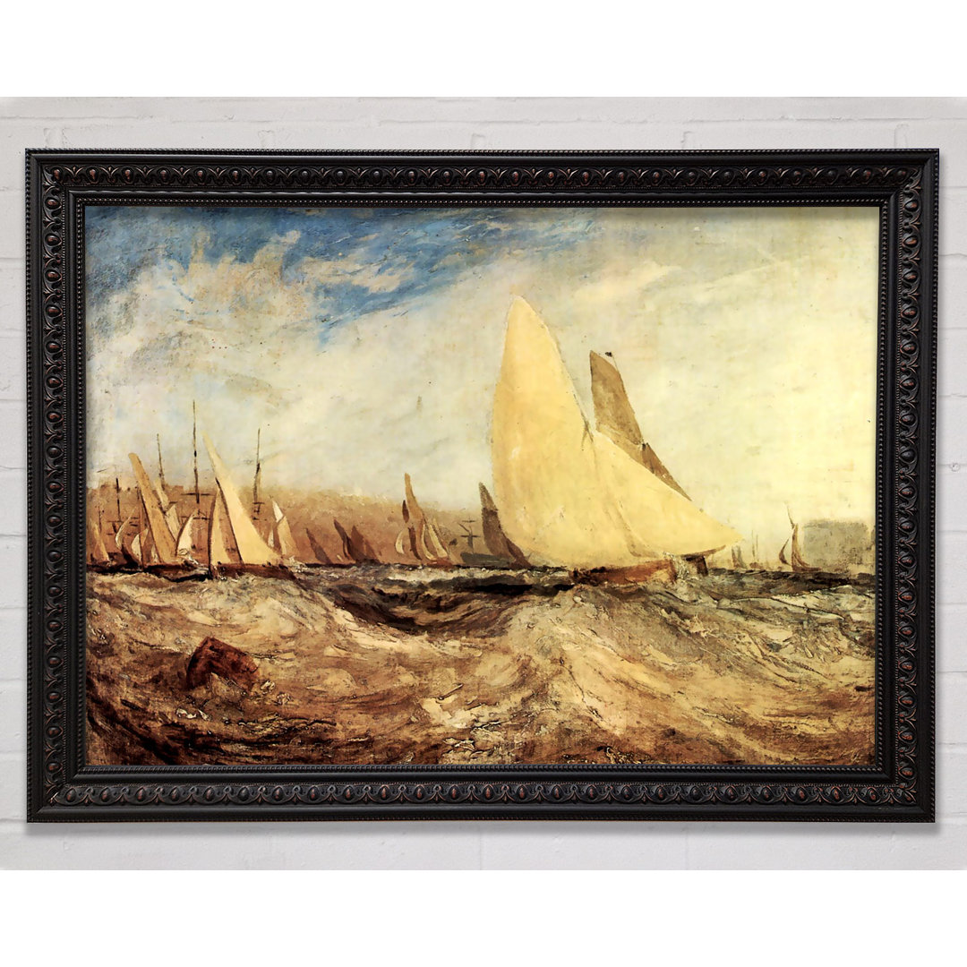 Joseph Mallord Turner Regatta - Einzelner Bilderrahmen Kunstdrucke