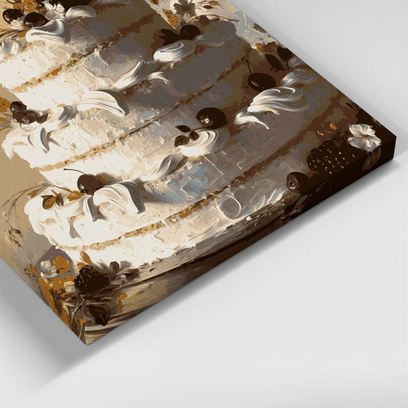 Art mural sur toile Desserts, H 12 po x l 18 po