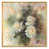 Toile avec cadre flottant or