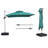 120'' x 118'' Rectangular Cantilever Umbrella-1008634341