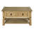 Coffee Table with Storage 2 Drawer Solid