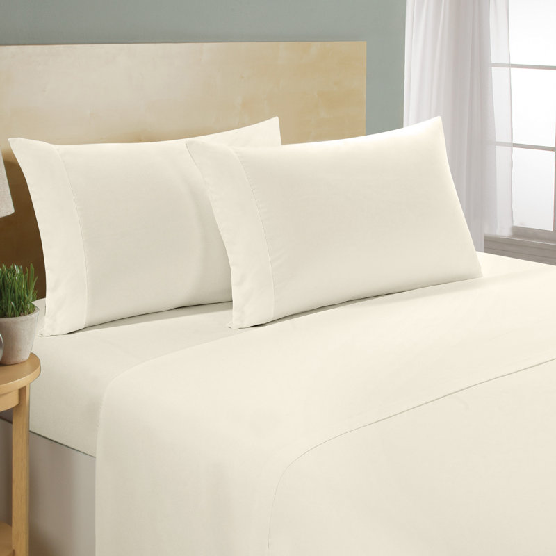 Ensemble de draps en coton à 100 % à densité de tissage de 1000 fils de la collection Milan, Taupe
