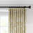 Bella Drapery Linen Damask Room Darkening Pinch Pleat Single Curtain Panel-53208058-53208063