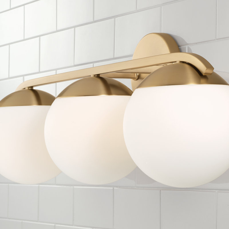 Celosia 3 - Light Dimmable Vanity Light, Matte Brass