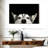 Peeking Siberian Husky-107504621