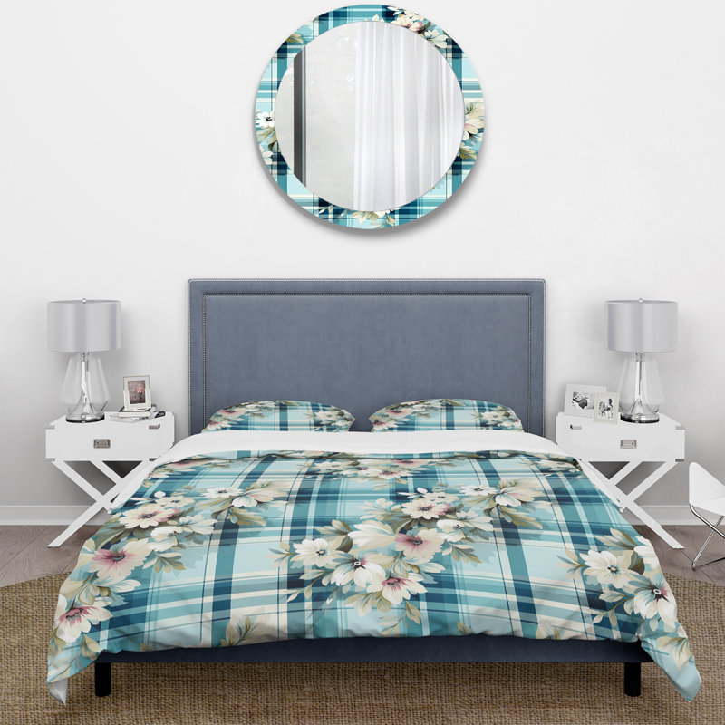 Literie à motif cachemire Coastal Comfort, Housse de couette pour grand lit et 2 taies décor