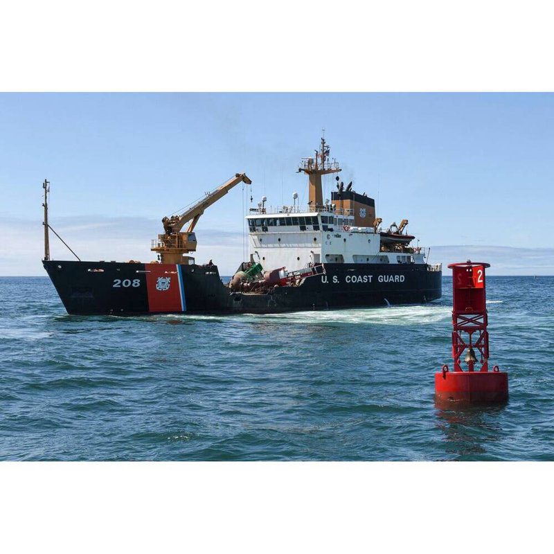 USCG Aspen (WLB-208), modèle de navire, H 10 po x l 30 po x P 5 po