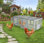 Poulailler, extension de poulailler 20,73 pi² grande poulailler, poulailler universel parfait pour 4 à 6 poules, canards, L 79 po x l 37,8 po x H 26,8 po