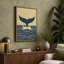 Whale Tail Rising Coastal - Wrapped Canvas-1088622120-1088622112