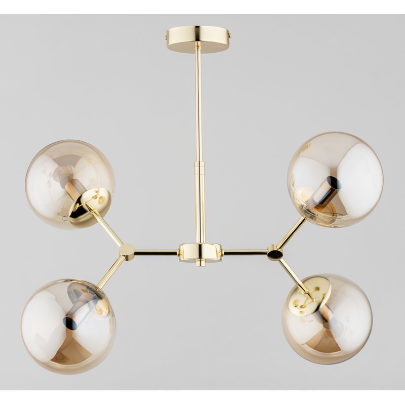 Alizai 4 - Light Chandelier, Gold