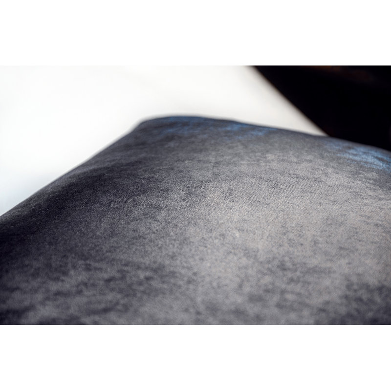 Ombre Velvet Rectangular Pillow Cover & Insert, Smoke, 12"H x 24"W