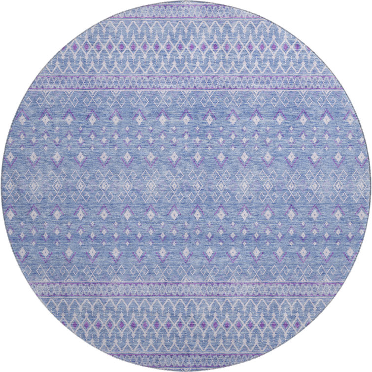 Premium Machine Washable Prisco Sky Rug